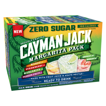 Cayman Jack Zero Sugar Margarita 12pk 12oz Cans 4.8% ABV