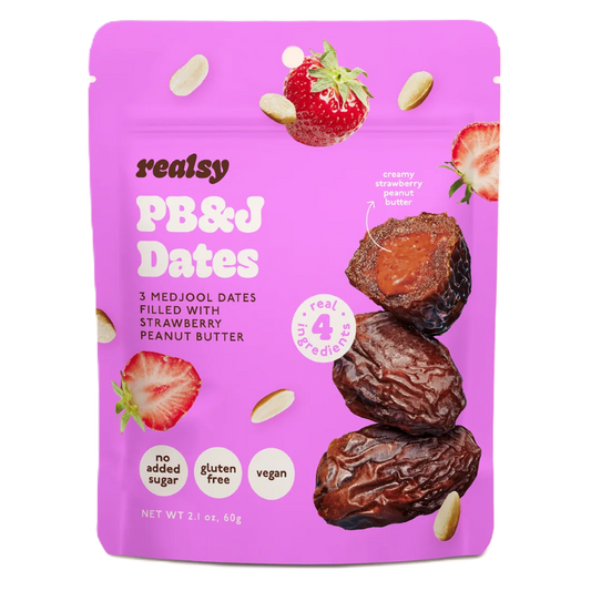 Realsy PB&J Filled Dates, 2.1 oz