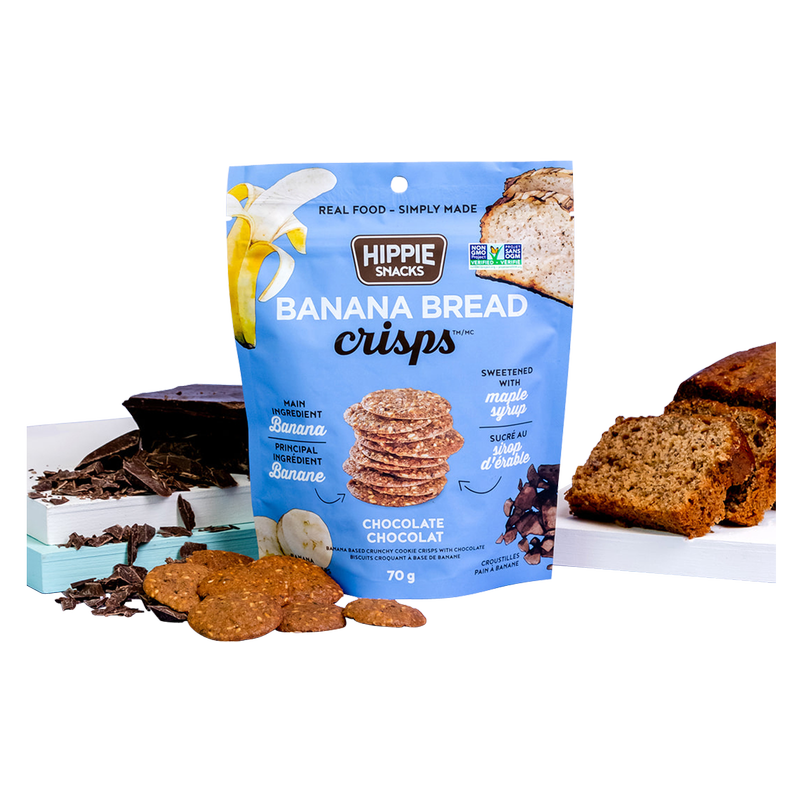 Hippie Snacks Gluten Free Chocolate Banana Bread Crisps 2.5oz