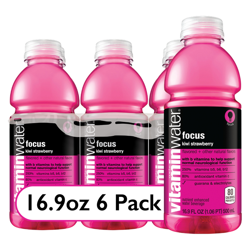 Vitaminwater Focus 6pk 16.9oz