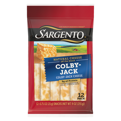 Sargento Colby-Jack Natural Cheese Snack Sticks - 12ct