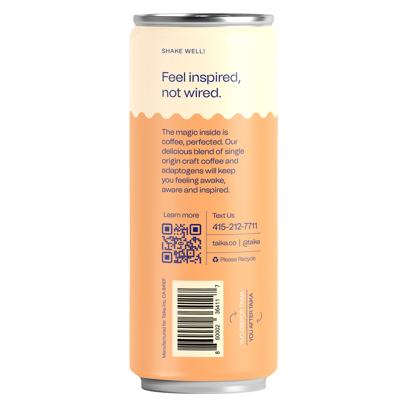 Taika Oat Milk Latte 8oz Can