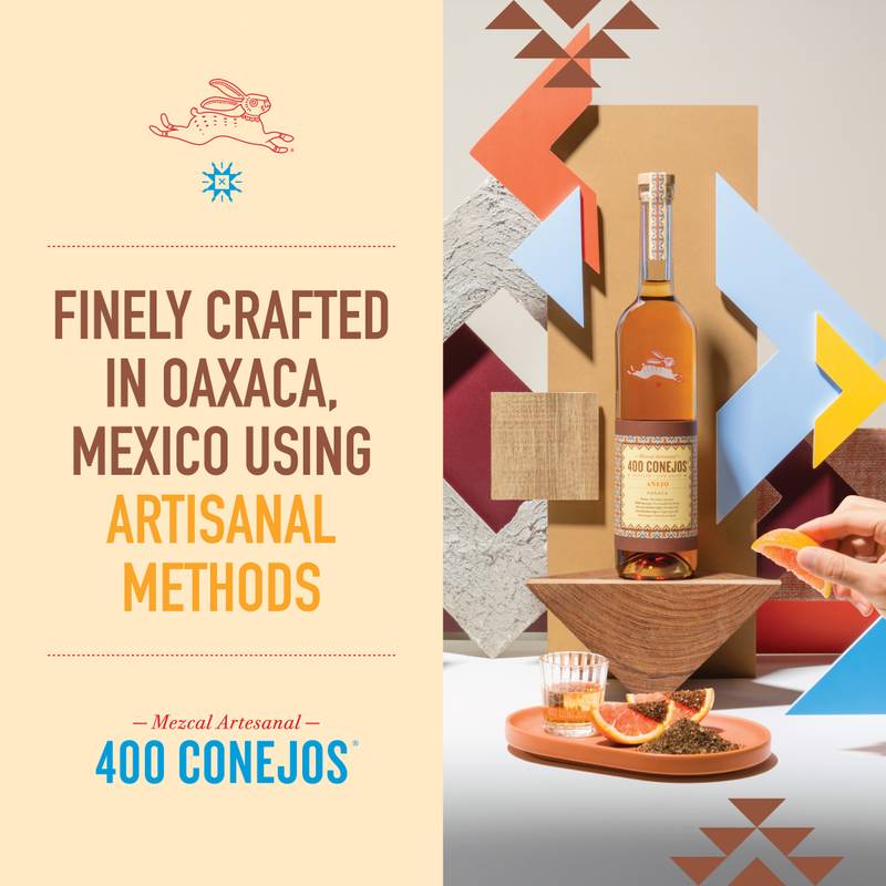 400 Conejos Añejo Mezcal 750ml (80 Proof)