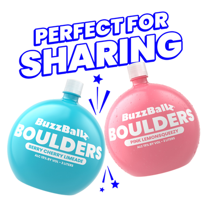 BuzzBallz Boulders Pink Lemonsqueezy 3L Bottle
