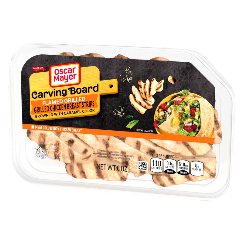 Oscar Mayer Grilled Chicken Breast Strips - 6oz