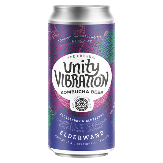 Unity Vibration Kombucha Beer Elderwand (16 OZ CAN)