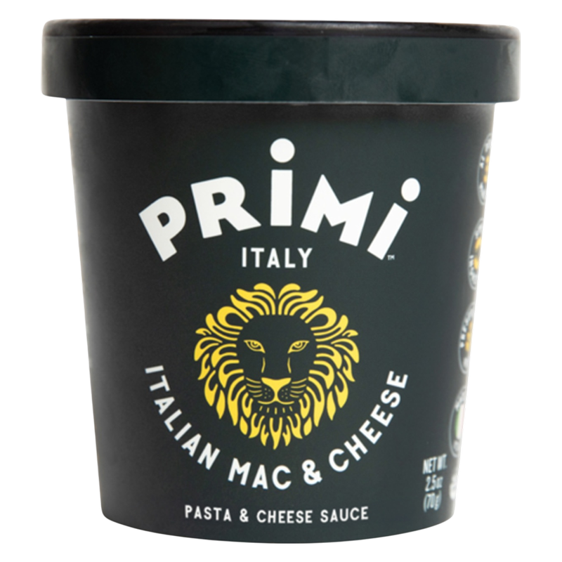 Primi Italian Mac & Cheese Pasta Cup, 2.5oz.