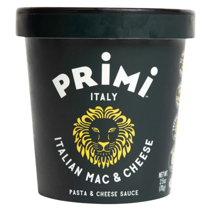 Primi Italian Mac & Cheese Pasta Cup, 2.5oz.