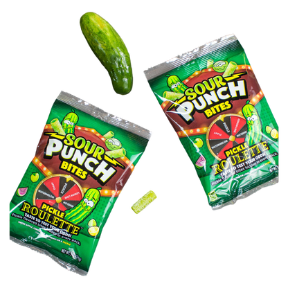 Sour Punch Pickle Roulette, Bites, 5oz