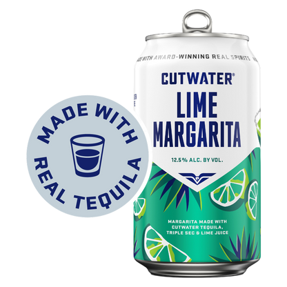 Cutwater Tequila Lime Margarita 4pk 12oz Cans 12.5% ABV