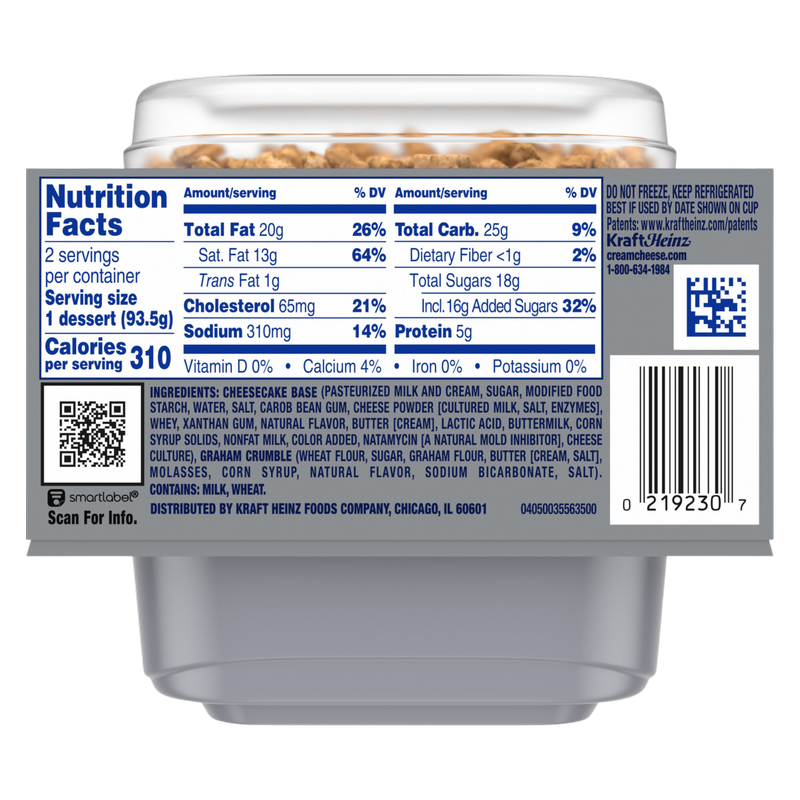 Philadelphia Original Cheesecake Crumble - 2ct/6.6oz