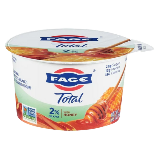Fage Total 2% Low Fat with Honey Greek Yogurt  - 5.3oz