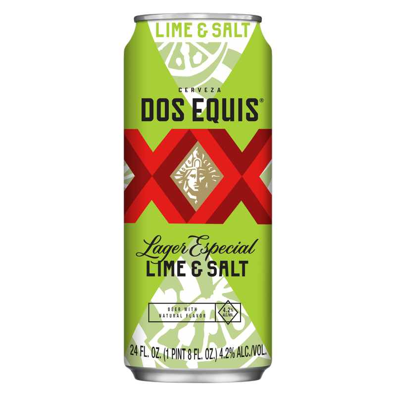 Dos Equis Lime & Salt Lager Single 24oz Can