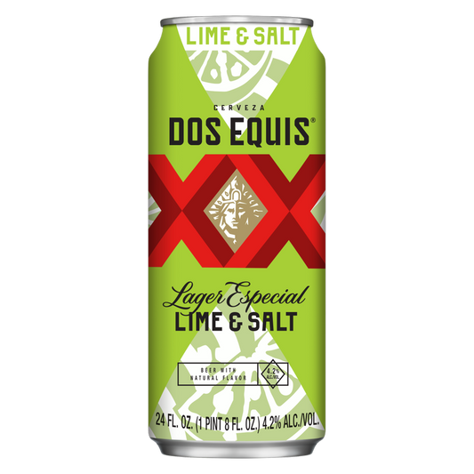 Dos Equis Lime & Salt Lager Single 24oz Can