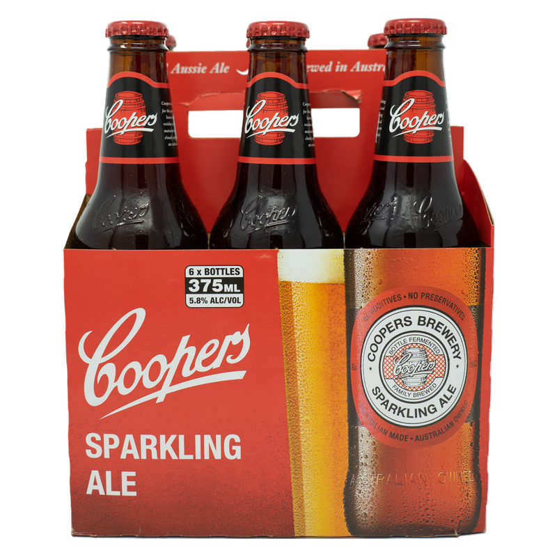 Coopers Sparkling Ale 6pk 12oz Btl