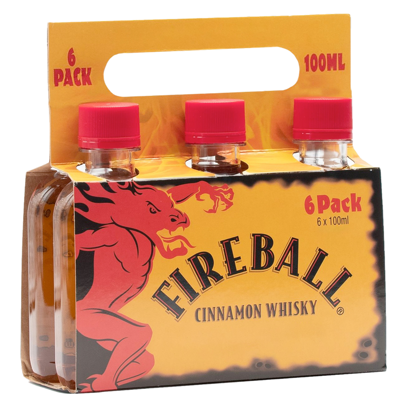 Fireball Cinnamon 6pk 100ml (33 Proof)