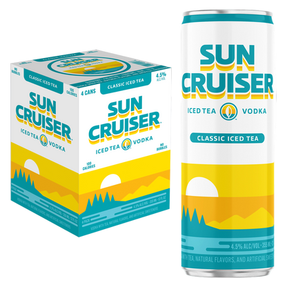 Sun Cruiser Iced Tea Vodka 4pk 12oz Can 4.5% ABV