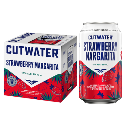 Cutwater Tequila Strawberry Margarita 4pk 12oz 10% ABV