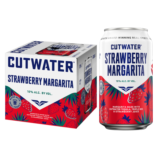 Cutwater Tequila Strawberry Margarita 4pk 12oz 10% ABV