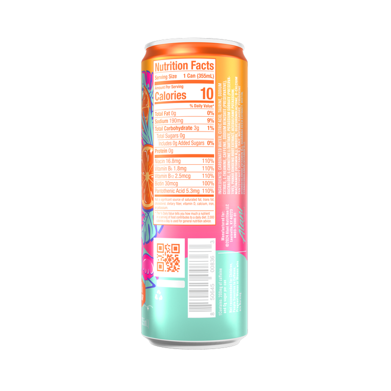 Alani Energy Orange Kiss 12oz Can