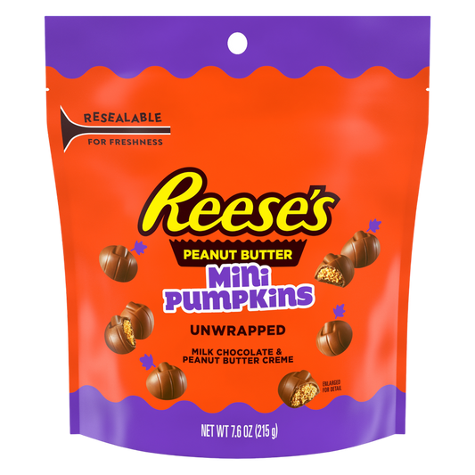 Reese's Mini Peanut Butter Pumpkins, 7.6oz