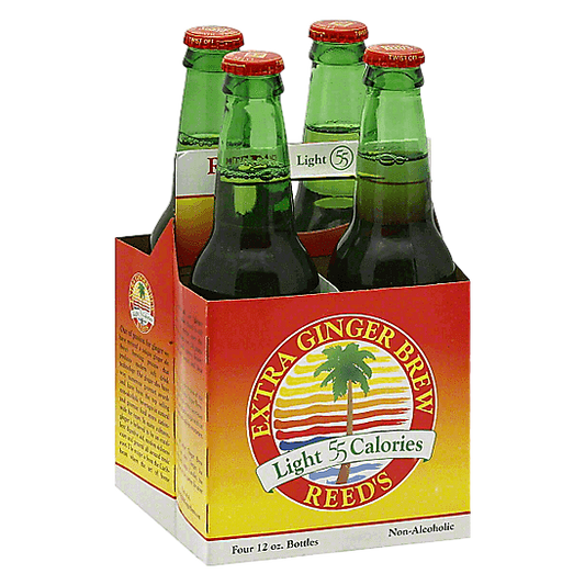 Reeds Extra Ginger Brew Light 4pk 12oz Can