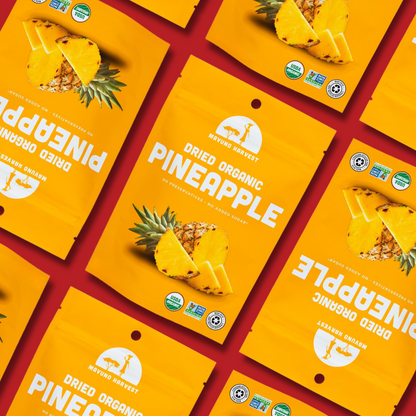 Mavuno Harvest Organic Unsweetened Dried Pineapple, 2oz