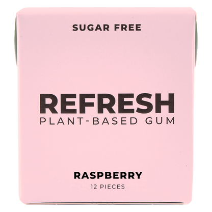 Refresh Gum Raspberry, 12 ct