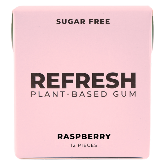 Refresh Gum Raspberry, 12 ct
