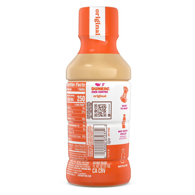 Dunkin' Original Iced Coffee 13.7oz Btl