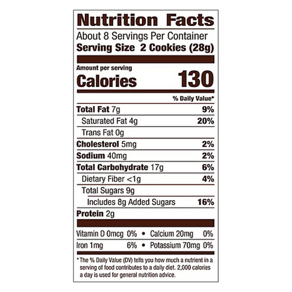 Milano Double Milk Chocolate Cookies 7.5oz