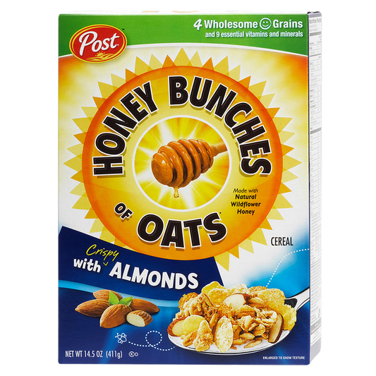 Post Honey Bunches of Oats with Almonds Cereal 14.5oz