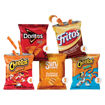 Frito Lay Snacks Cheesy Mix Variety 17.625 18ct
