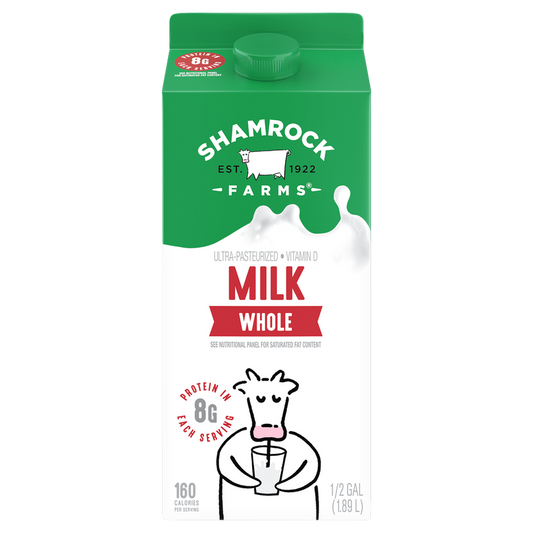 Shamrock Farms Whole White Milk 64oz