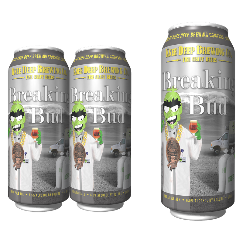 Knee Deep Brewing Breaking Bud 4pk 16oz Can