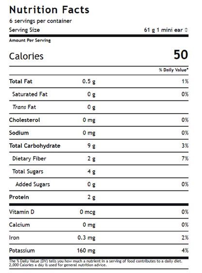 Green Giant Extra Sweet Corn on the Cob Nibblers 6ct