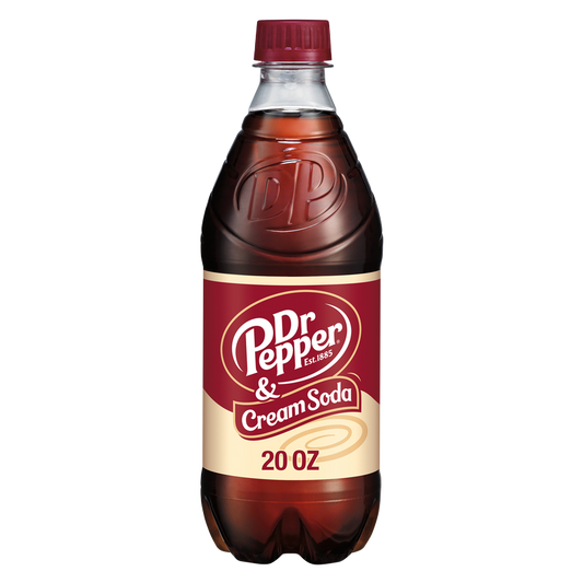 Dr Pepper & Cream Soda 20oz Btl
