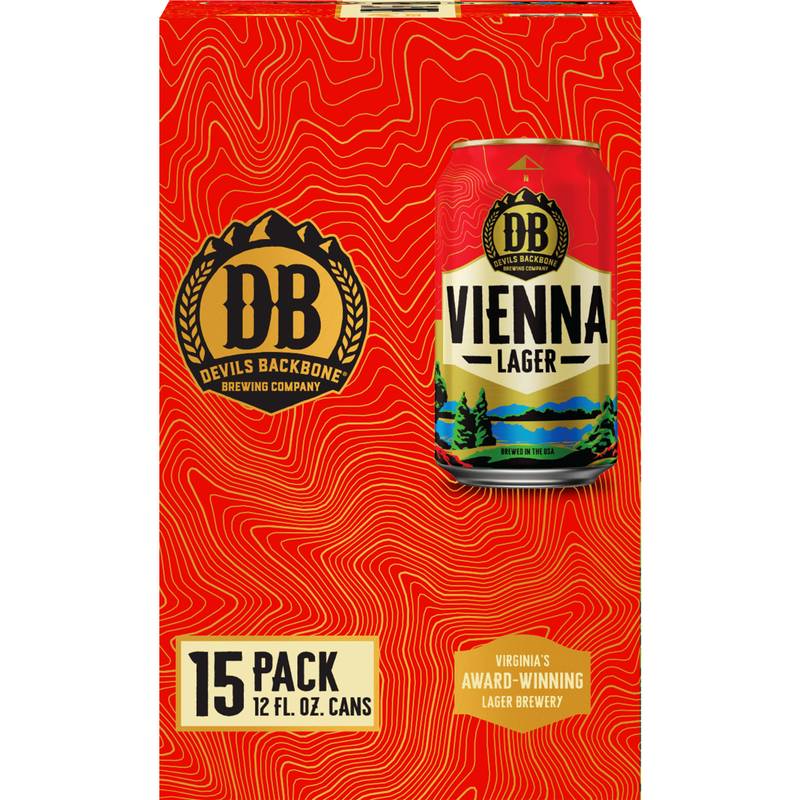 Devil's Backbone Vienna Lager 15pk 12oz Can 4.9% ABV