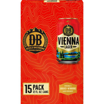Devil's Backbone Vienna Lager 15pk 12oz Can 4.9% ABV