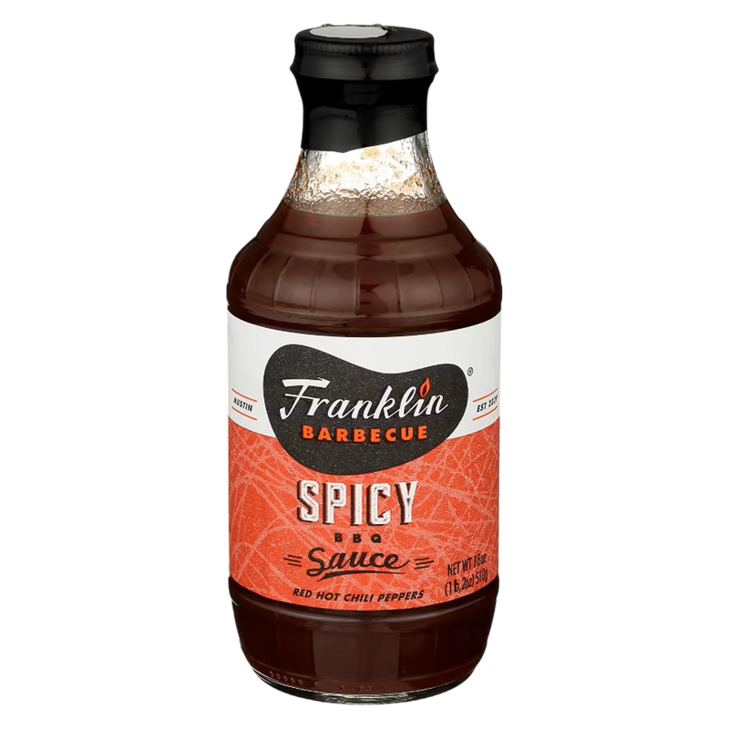 Franklin Barbecue Spicy BBQ Sauce, 18oz.