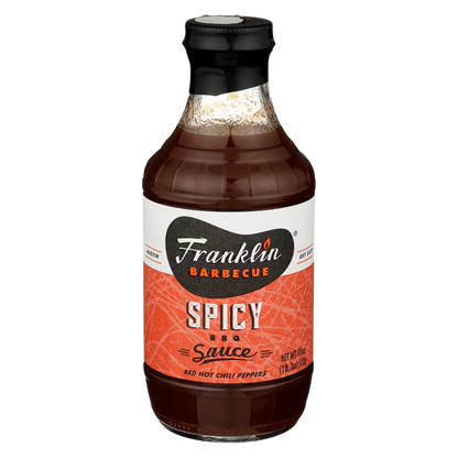 Franklin Barbecue Spicy BBQ Sauce, 18oz.