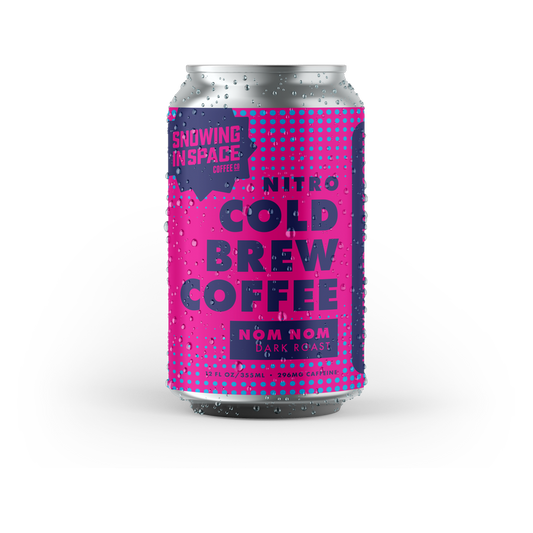 Snowing in Space Nom Nom Nitro Cold Brew Coffee 12oz Can