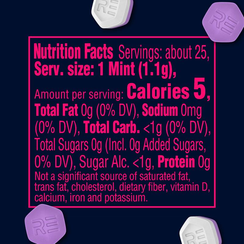 5 Gum Respawn Blackberry Vanilla Mints, 1oz