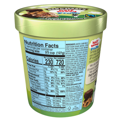 Ben & Jerry's Half Baked Fro-Yo Frozen Yogurt 16oz