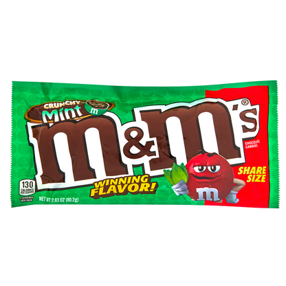 M&M's Crunchy Mint Share Size 2.83oz