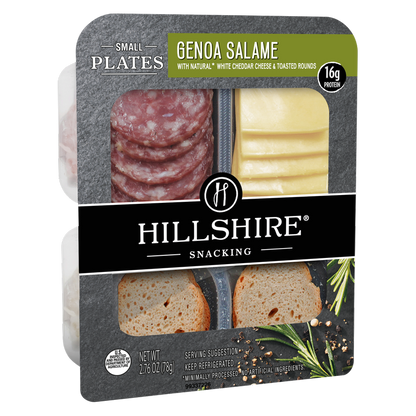 Hillshire Snacking Protein Small Plates Genoa Salami & White Cheddar Cheese - 2.76oz