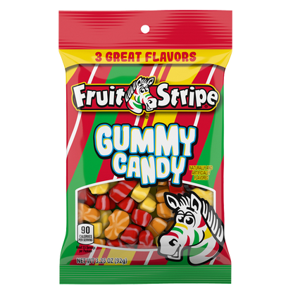 Fruit Stripe Gummy Candy 3.25oz