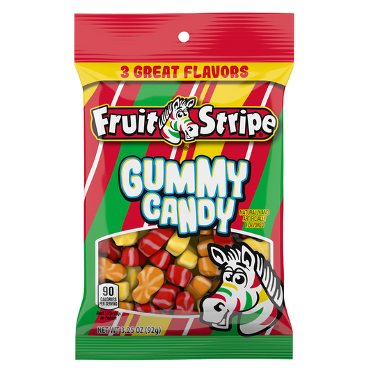 Fruit Stripe Gummy Candy 3.25oz