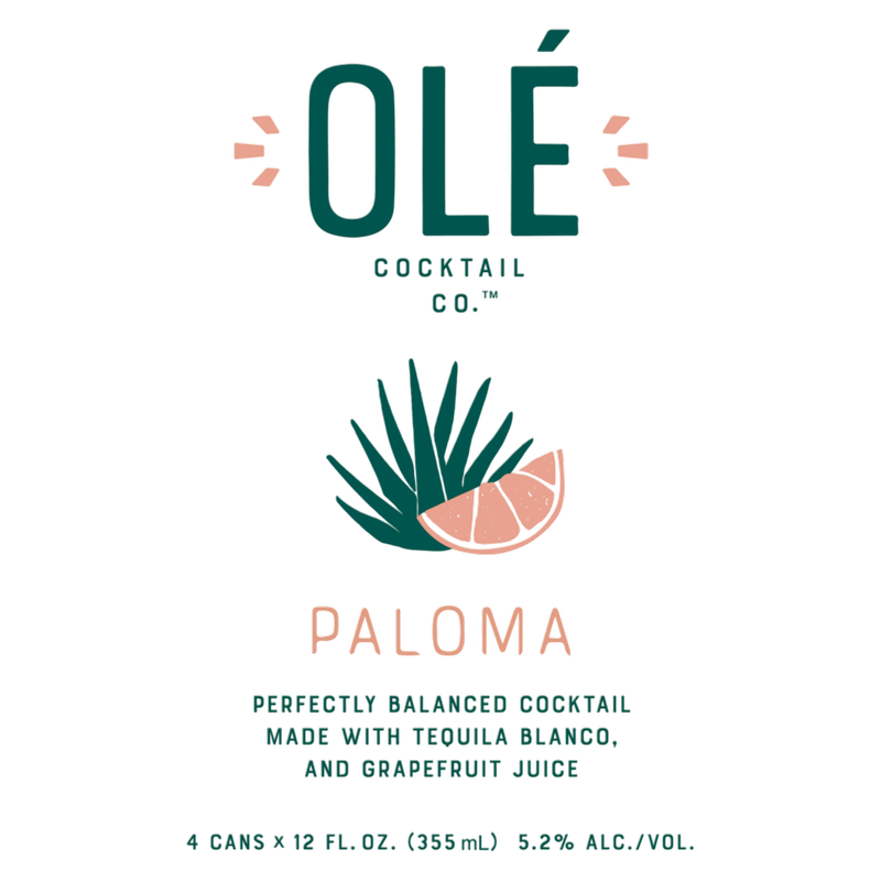 Ole Tequila Paloma 4pk 12oz Can