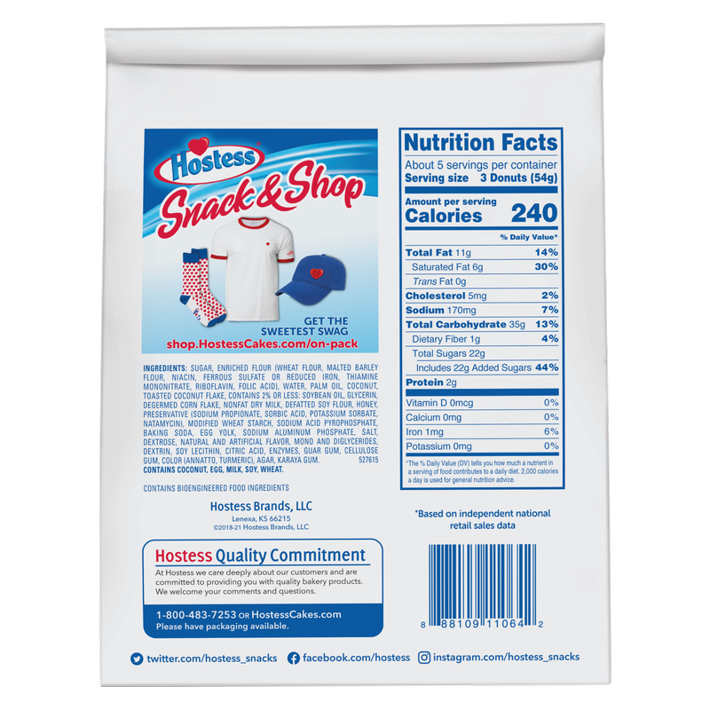 Hostess Crunch Mini Donettes Bag, 9.5oz